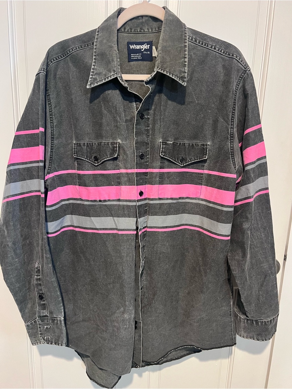 Vintage Wrangler BrushPopper Button Down Shirt